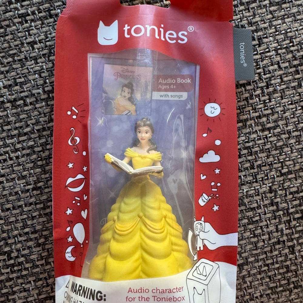 Tonies Disney Princess Belle Audio Character - Yellow
